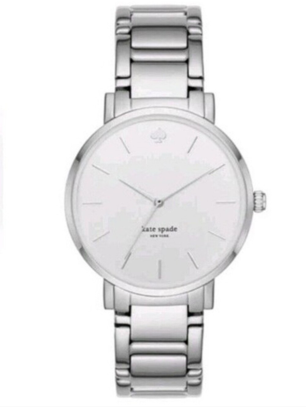 Kate Spade Silver Tone MOP Dial Stainless Steel Women's Watch 71.6g